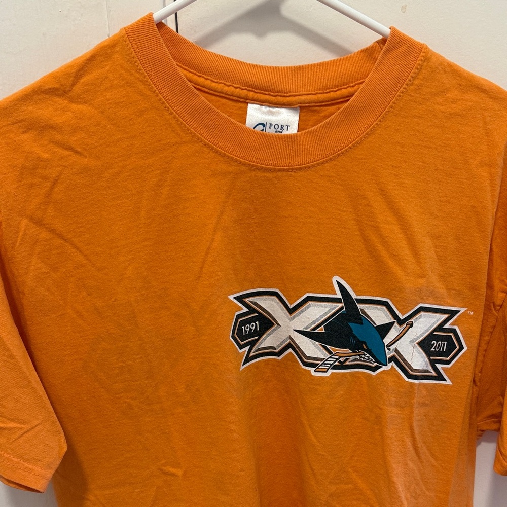 San Jose Sharks 20th Anniversary Tshirt